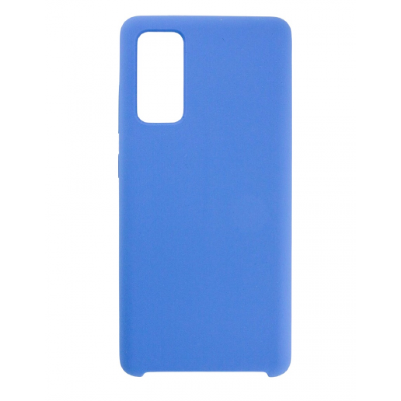 фото Чехол silicone для samsung galaxy s20 fe overlay (синий) ёmart