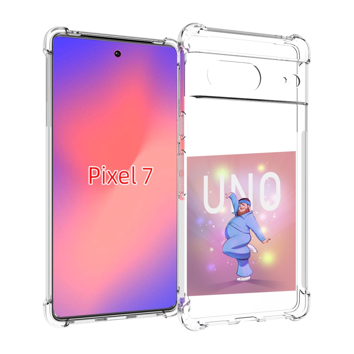 

Чехол Mypads Uno-Танцор Для Google Pixel 7, Прозрачный, Tocco
