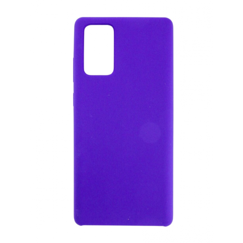 фото Чехол silicone для samsung galaxy note 20 overlay (фиолетовый) ёmart