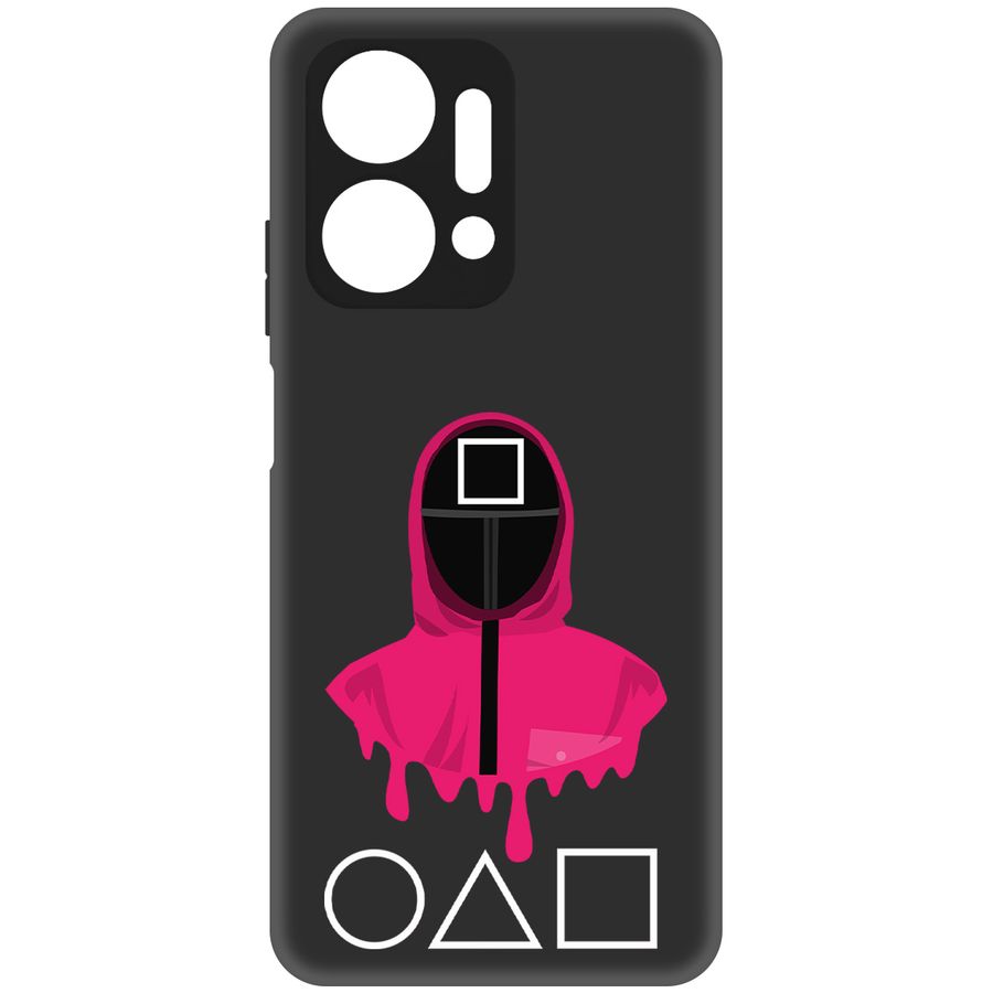 

Чехол-накладка Krutoff Игра в кальмара-Начальник для Honor X7a Plus, Черный