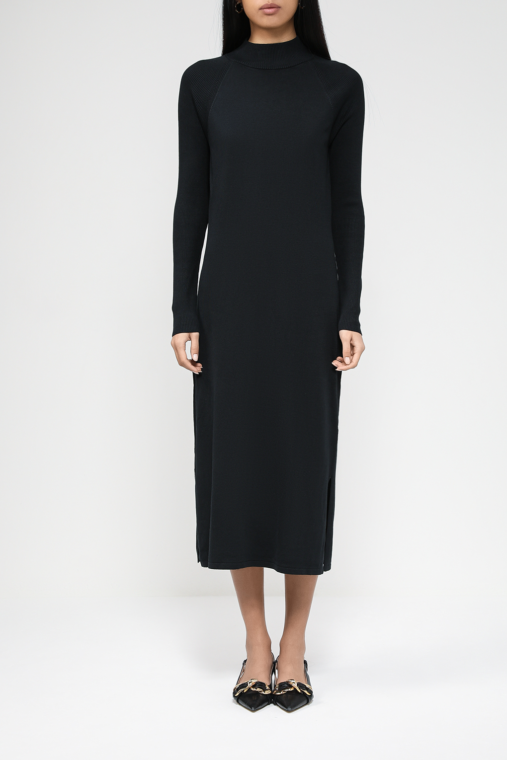 

Платье женское Esprit Casual 093EE1E301 черное M, Черный, 093EE1E301