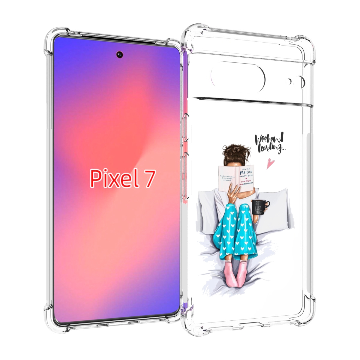 

Чехол Mypads Weekend-Loading Для Google Pixel 7, Прозрачный, Tocco