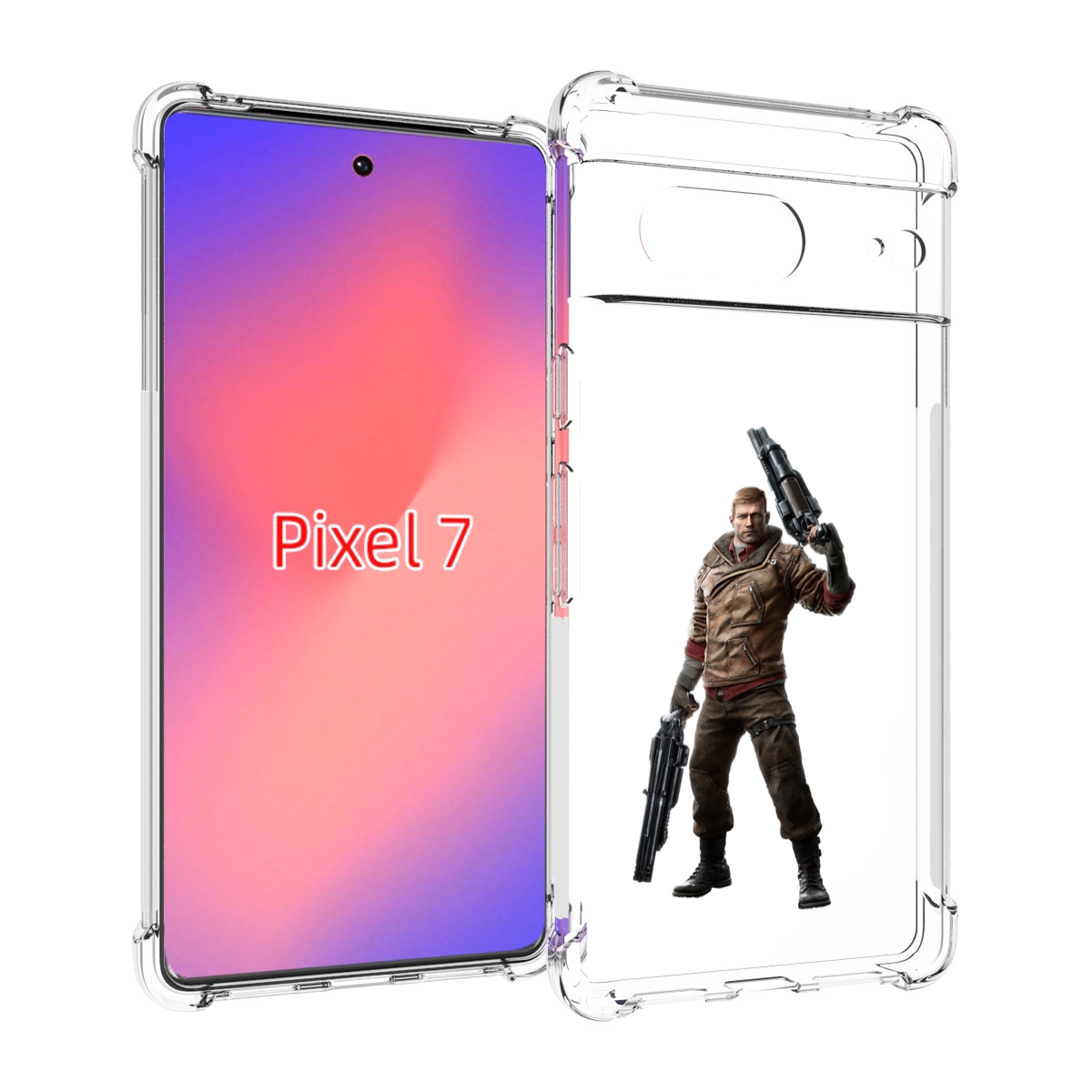 

Чехол Mypads Wolfenstein Для Google Pixel 7, Прозрачный, Tocco