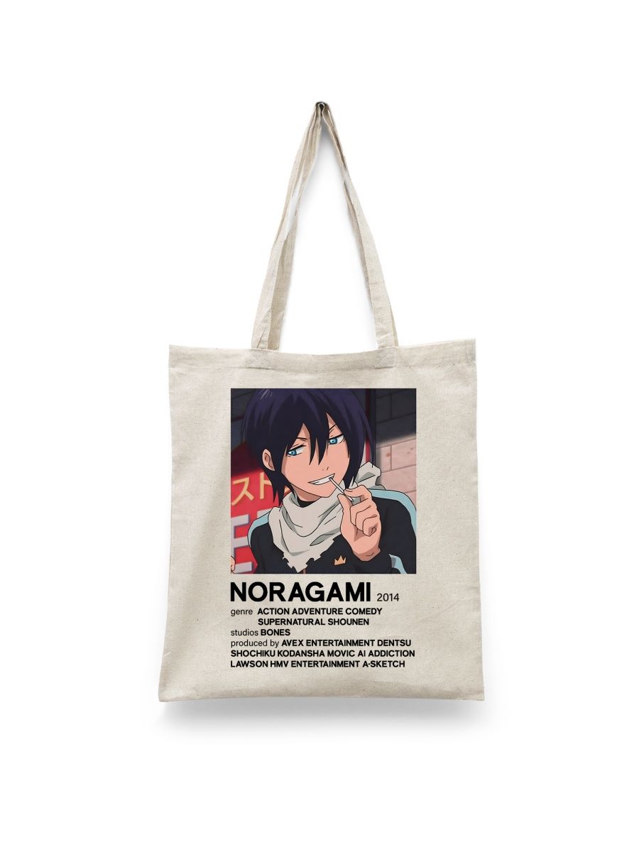 

Шоппер унисекс Каждому Своё Аниме/Бездомный бог ANBB3, белый, Аниме/Бездомный бог ANBB3