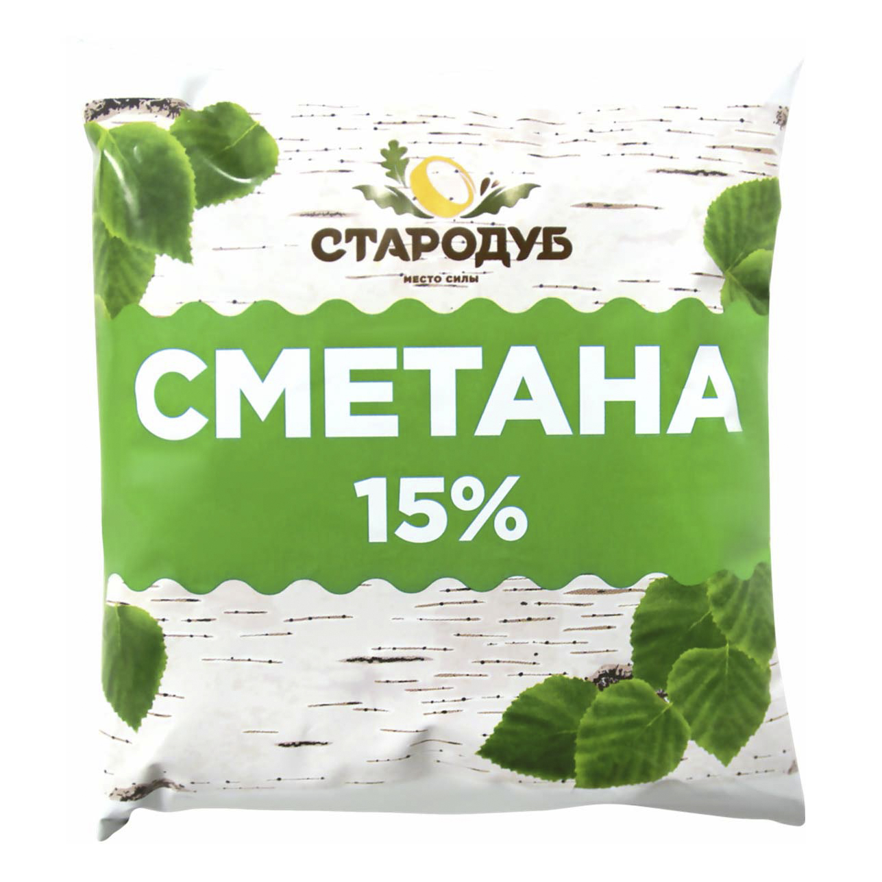 

Сметана Стародуб Березка 15% бзмж 500 мл