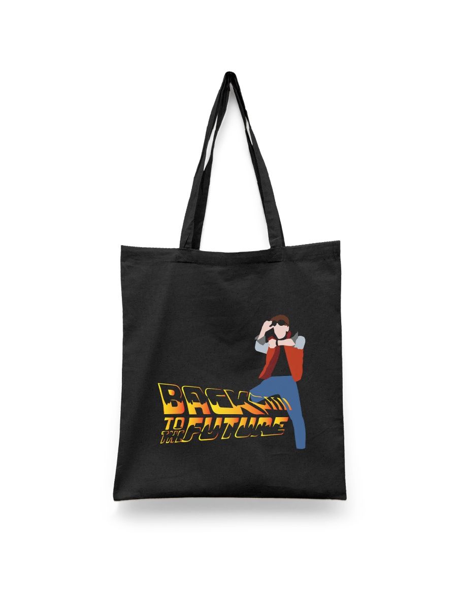 

Шоппер унисекс Каждому Своё Назад в будущее/Марти Макфлай FMNB9, черный, Назад в будущее/Марти Макфлай FMNB9