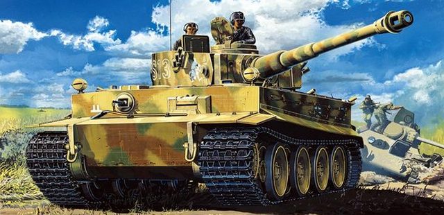 фото Сборная модель academy 1/35 tiger i wwii tank 13239