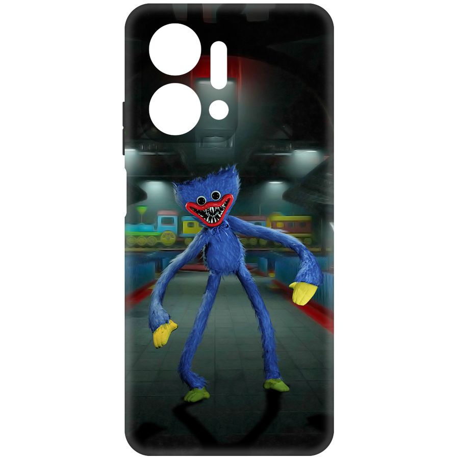 

Чехол-накладка Krutoff Хаги Ваги для Honor X7a Plus, Черный