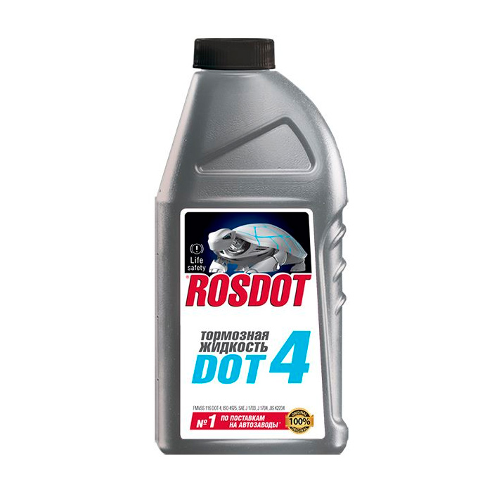 фото Тормозная жидкость rosdot 4 plus 455 гр.