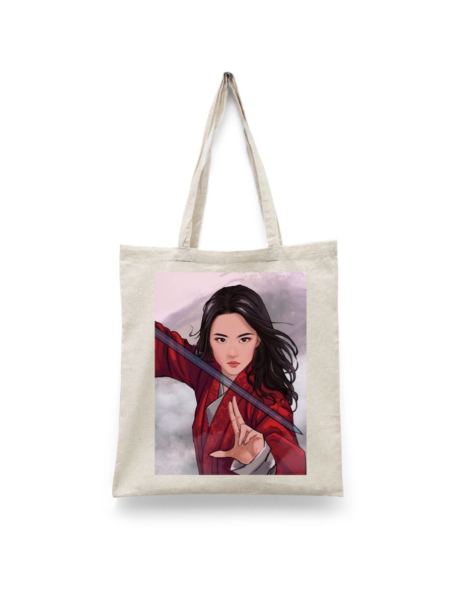 

Шоппер унисекс Каждому Своё Мулан/Mulan MUML7, белый, Мулан/Mulan MUML7