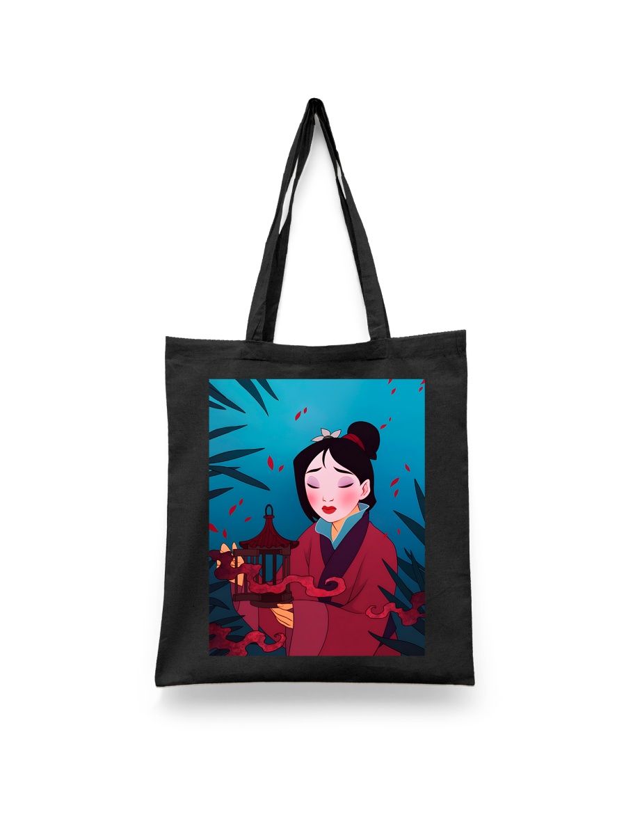 

Шоппер унисекс Каждому Своё Мулан/Mulan MUML1, черный, Мулан/Mulan MUML1