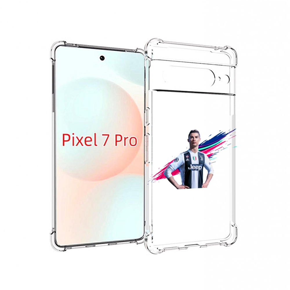 

Чехол Mypads Fifa-Криштиану-Роналду Мужской Для Google Pixel 7 Pro, Прозрачный, Tocco