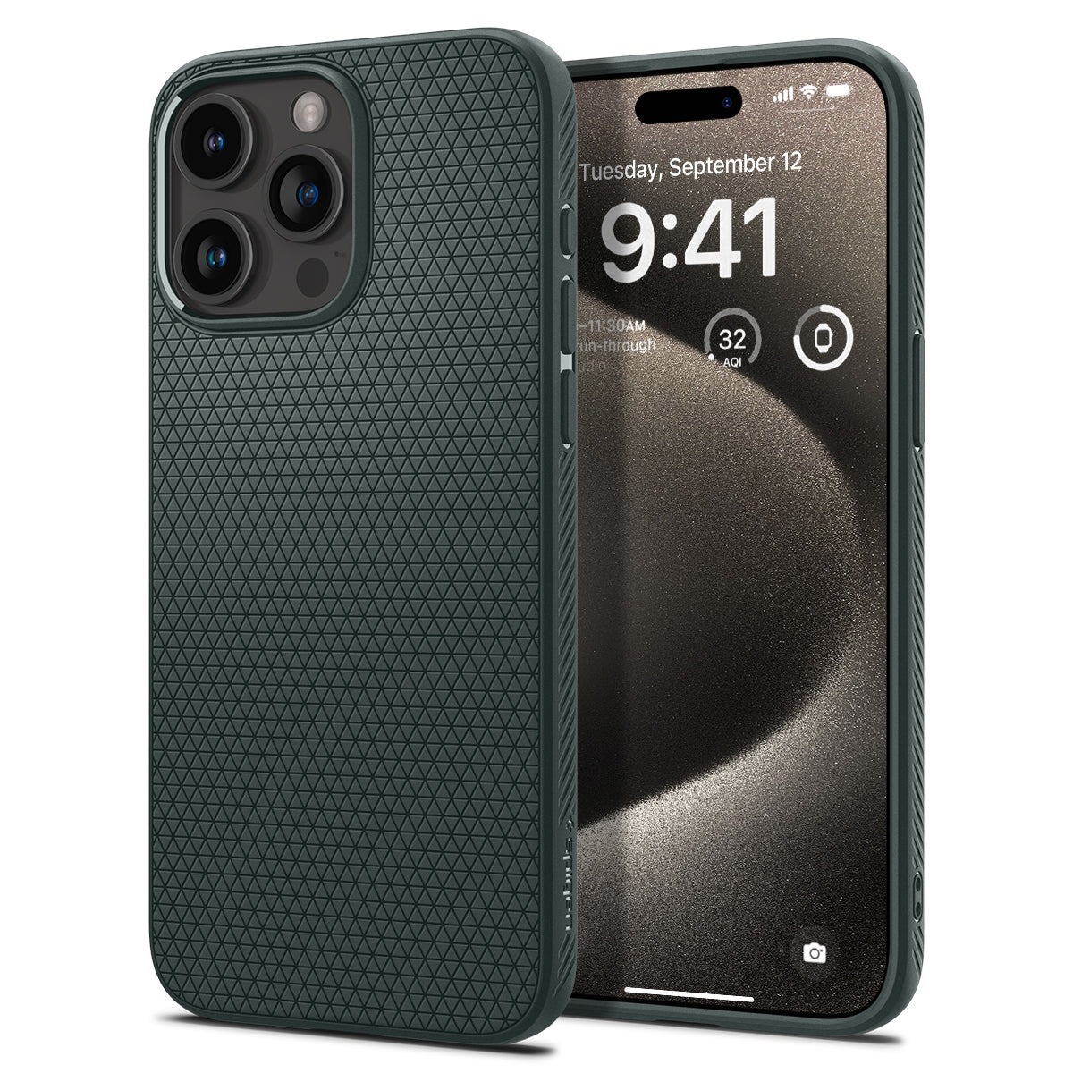 

Чехол Spigen для iPhone 15 Pro Max - Liquid Air - Зеленый - ACS06564, iPhone 15 Pro Max - Liquid Air