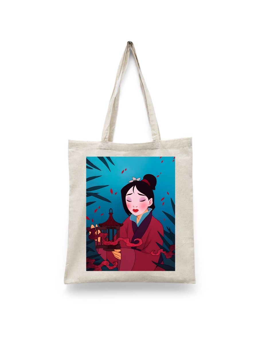 

Шоппер унисекс Каждому Своё Мулан/Mulan MUML1, белый, Мулан/Mulan MUML1