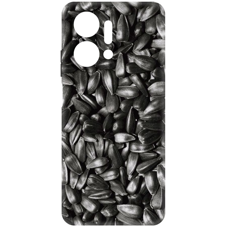 

Чехол-накладка Krutoff Семечки для Honor X7a Plus, Черный