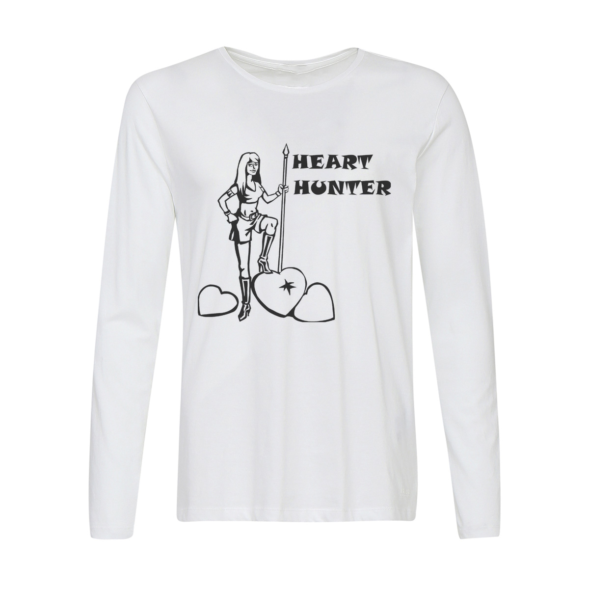 

Лонгслив CoolPodarok Heart hunter, 6w013677