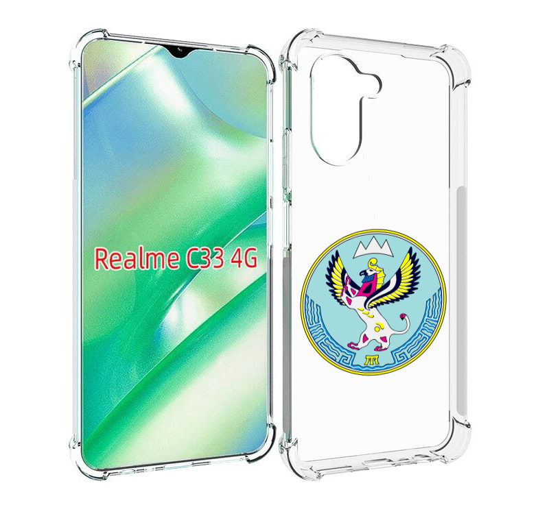 

Чехол MyPads герб-алтаи-горно-алтаиск для Realme C33 4G, Прозрачный, Tocco
