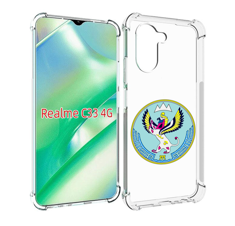 

Чехол MyPads герб-алтаискии-краи для Realme C33 4G, Прозрачный, Tocco