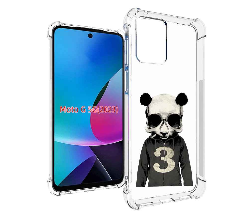 

Чехол MyPads Панда-в-костюме для Moto G 5G 2023, Tocco