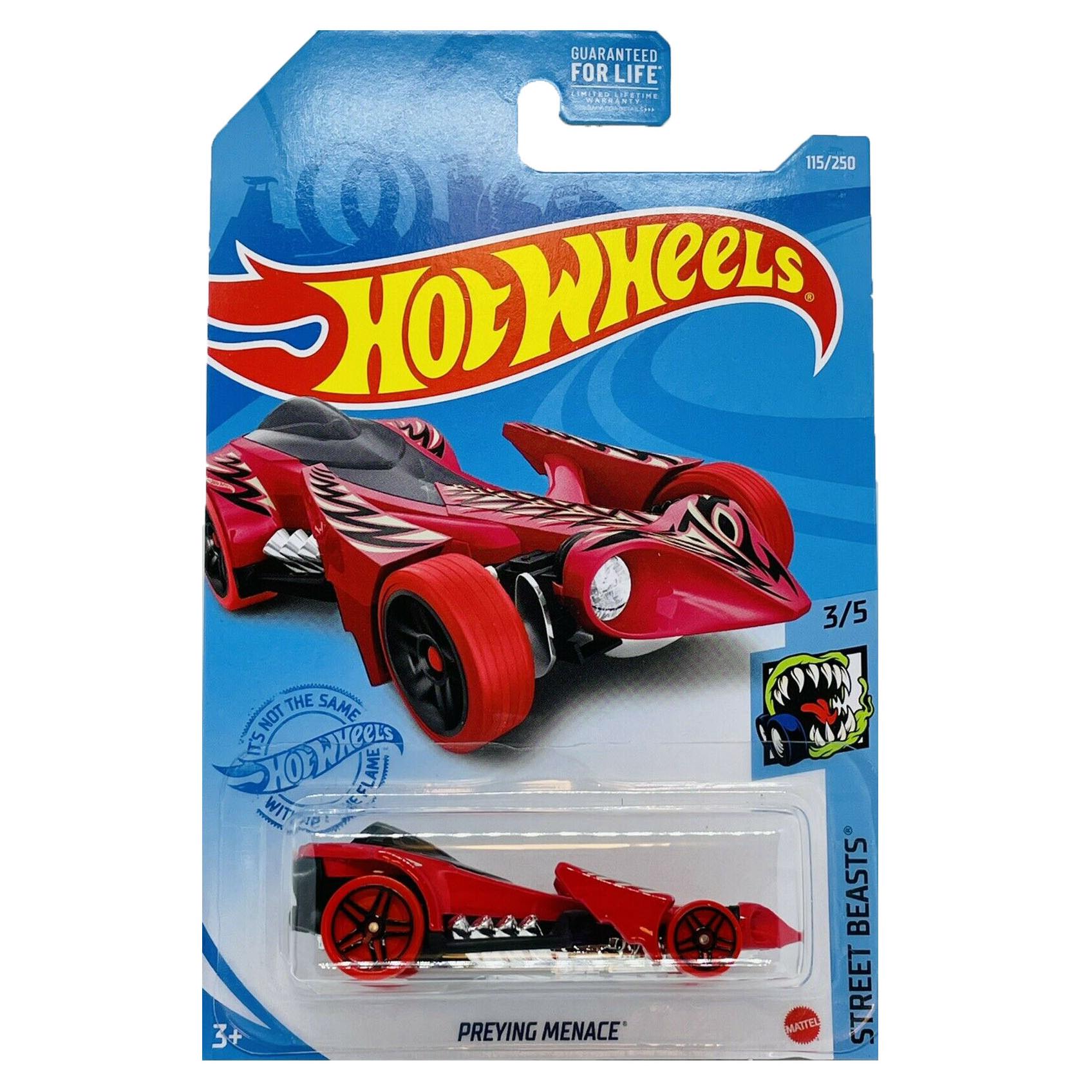 

Игрушечная машинка Hot Wheels Preying Menace Базовая красная 5785/GTC35