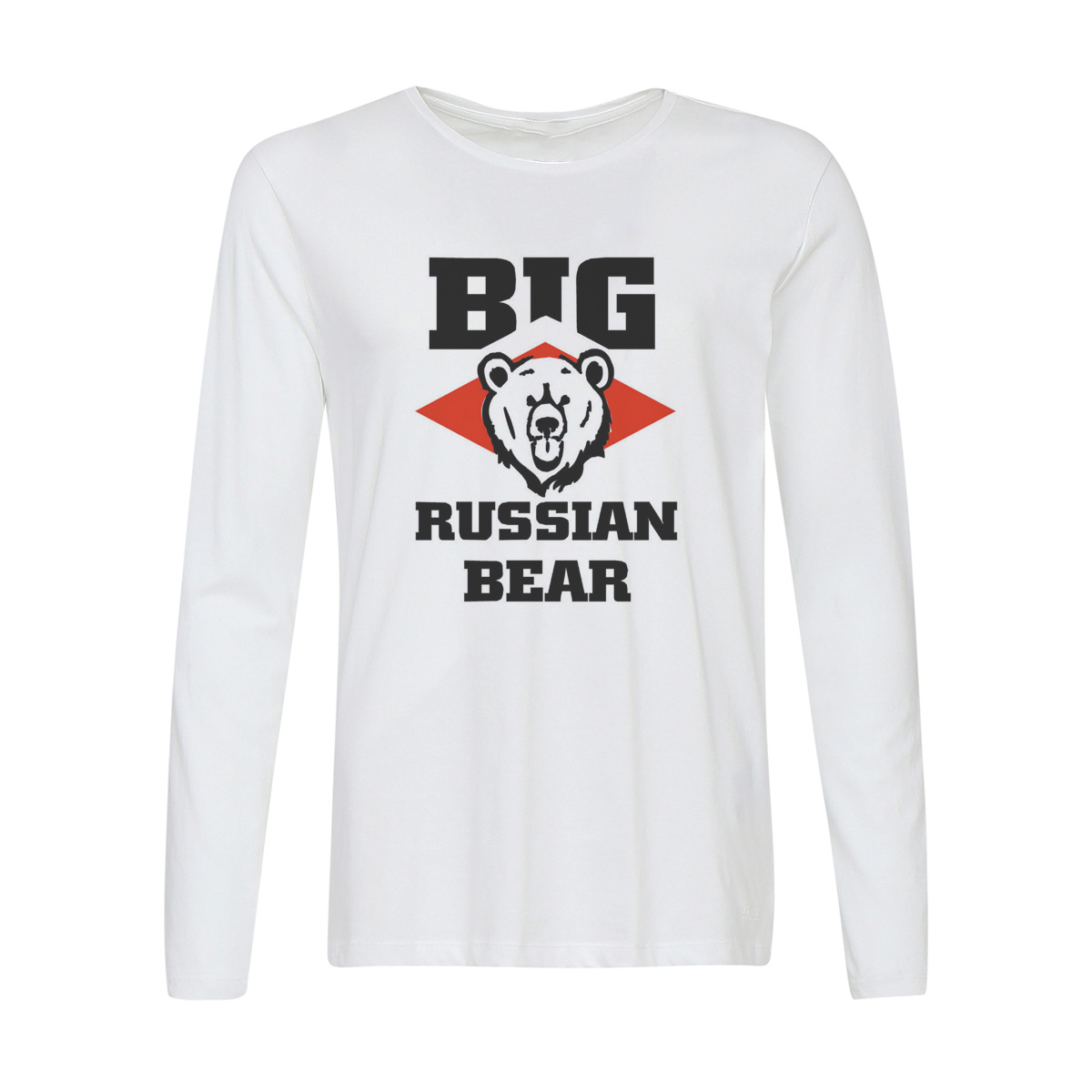 

Лонгслив CoolPodarok big russian bear, 6w013758