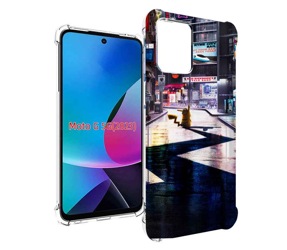 

Чехол MyPads Пикачу-в-городе для Moto G 5G 2023, Tocco