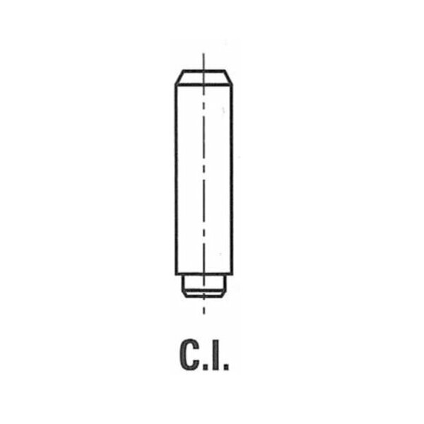 Втулка Клапана Citroen. Peugeot 1.0-1.6i 86- 7x13.07x47.5 In/Ex AutoVentil арт. VV243