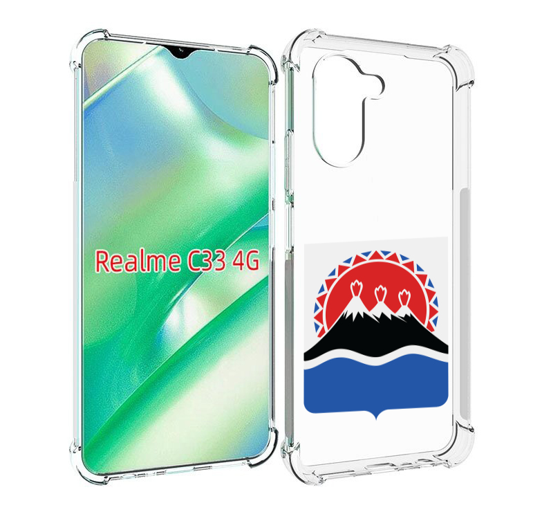 

Чехол MyPads герб-камчатскии-краи для Realme C33 4G, Прозрачный, Tocco