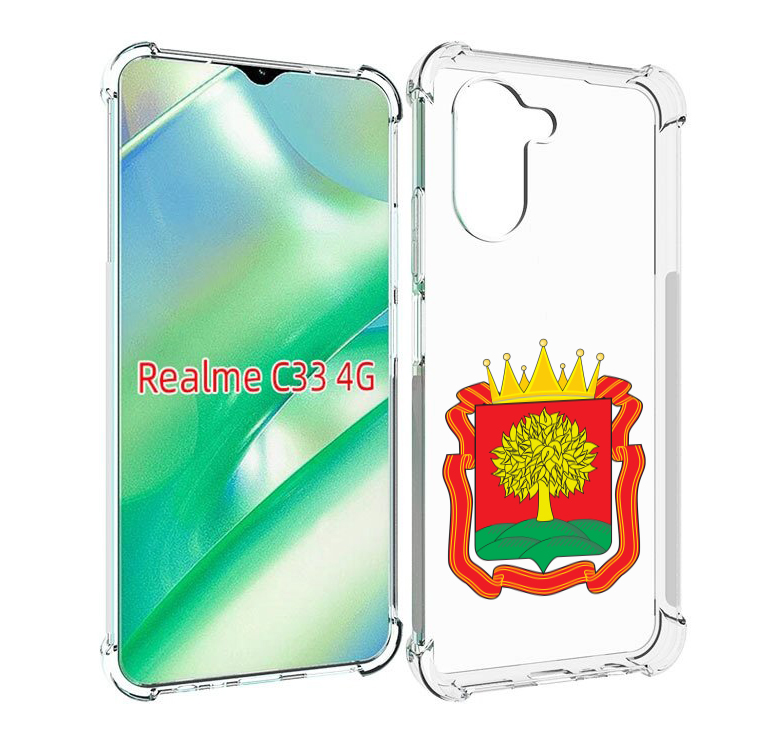 

Чехол MyPads герб-липецкая-область для Realme C33 4G, Прозрачный, Tocco