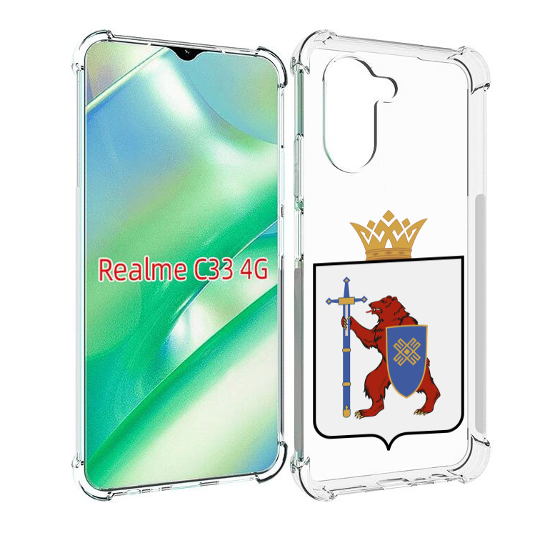 

Чехол MyPads герб-марии-эл-иошкар-ола для Realme C33 4G, Прозрачный, Tocco