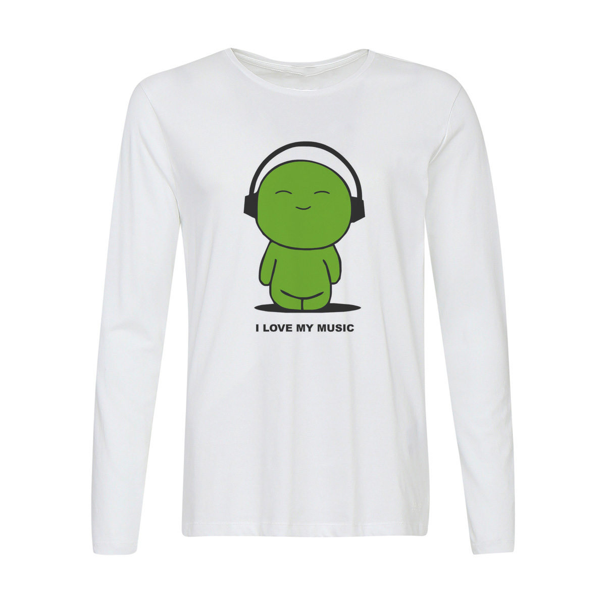 

Лонгслив CoolPodarok I love my music, 6w013807