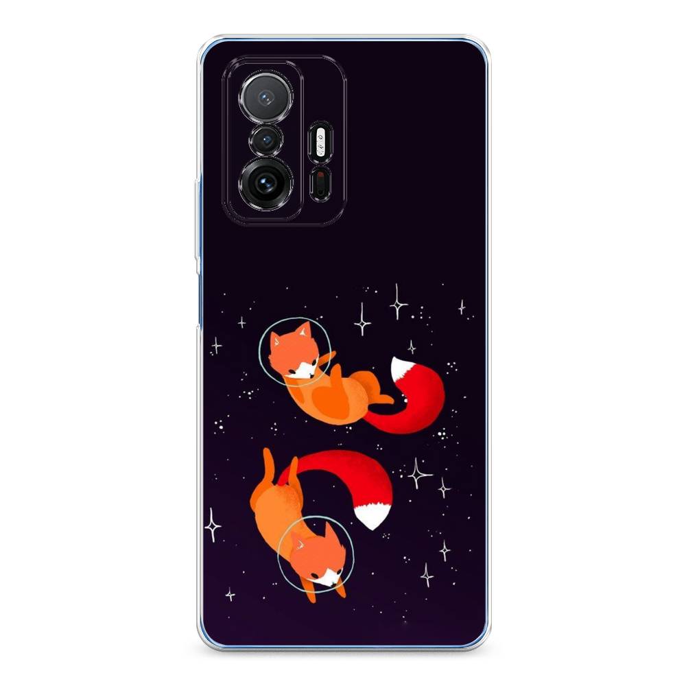 

Чехол Awog на Xiaomi Mi 11T "Лисы космонавты", Разноцветный, 311250-4