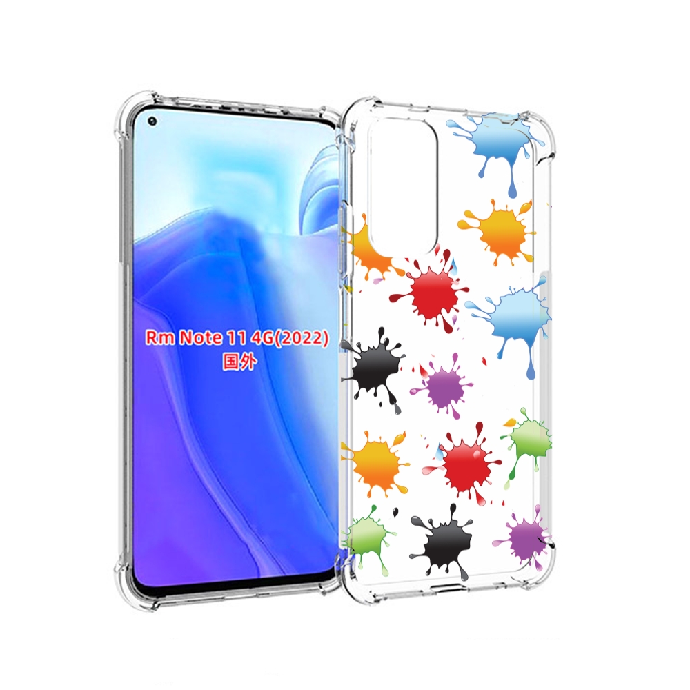 

Чехол MyPads кляксы для Xiaomi Redmi Note 11 4G ( Глобальная версия ), Tocco