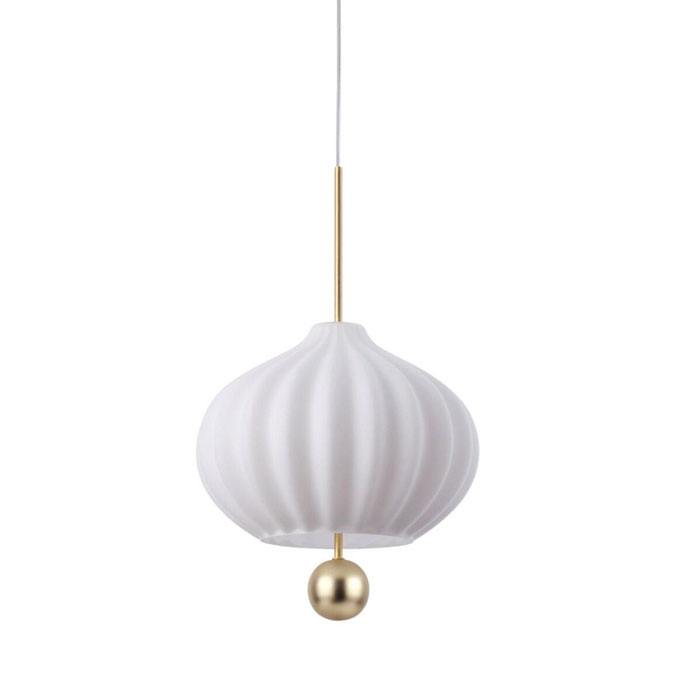 

Светильник NoBrand подвесной Vele Luce Bianco, 25 см
