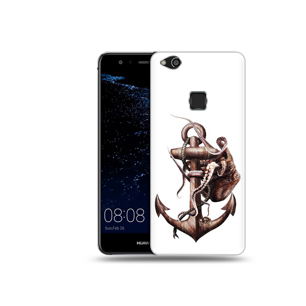 

Чехол MyPads Tocco для Huawei P10 Lite ржавый якорь (PT62135.59.579), Прозрачный, Tocco