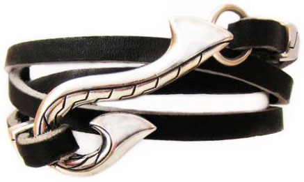 

Браслет из кожи и серебра р. 19 Persian BS023, BS023