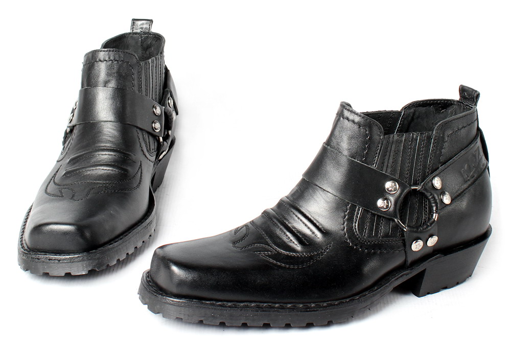 Ботинки мужские Afalina Pirate 303001 Sailor Whistle черные 40 RU