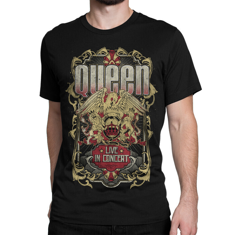 

Футболка мужская Dream Shirts Queen 1000258222 черная 3XL, Queen 1000258222