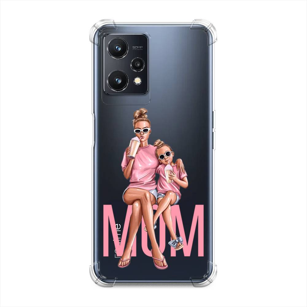 

Чехол Awog на Realme 9 5G "Lovely mom", Синий;бежевый;розовый, 2511151-1