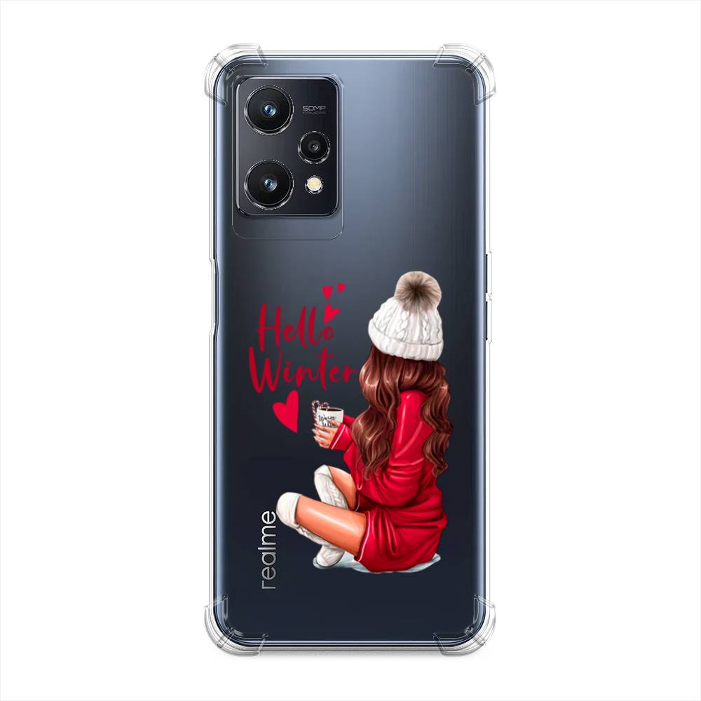 

Чехол Awog на Realme 9 5G "Hello winter", Красный;коричневый;белый, 2511151-1