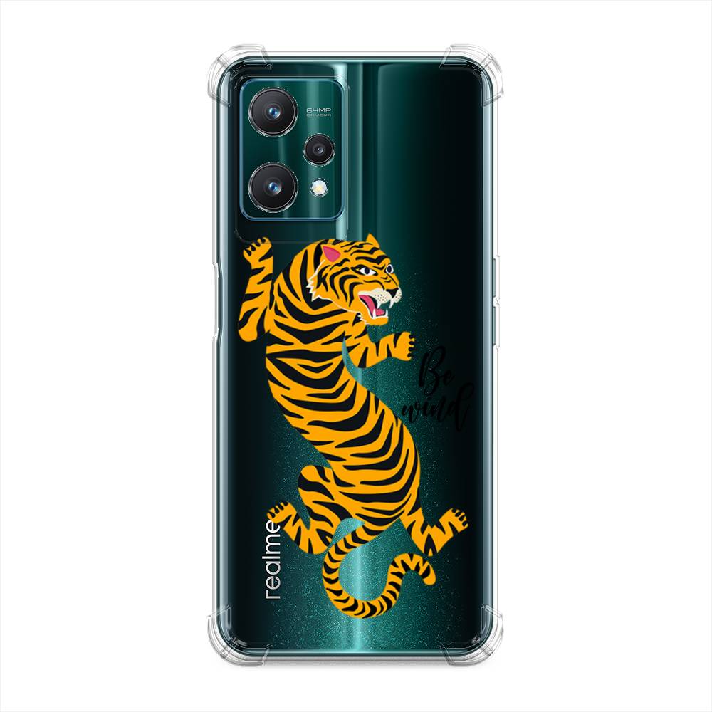 

Чехол Awog на Realme 9 Pro "Tiger be wind", Желтый;черный, 258851-1