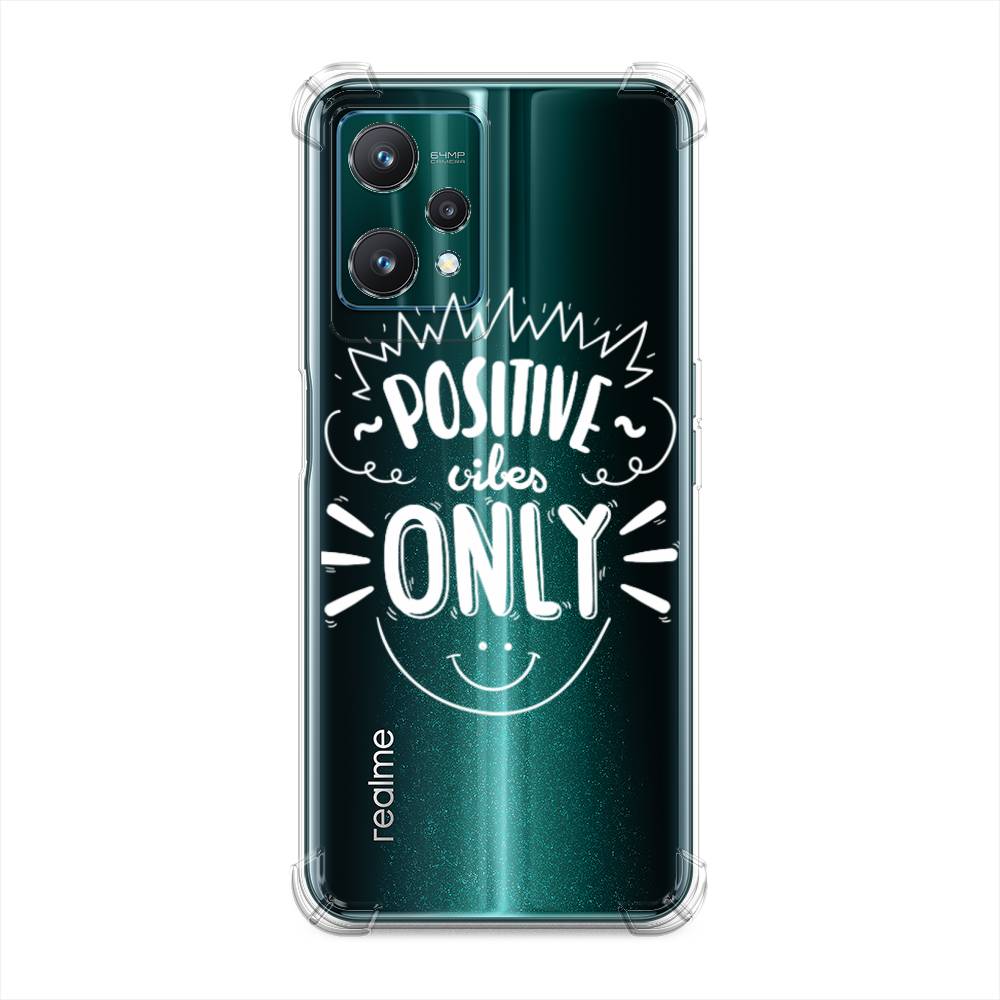 

Чехол Awog на Realme 9 Pro "Positive vibes only графика", Белый, 258851-1