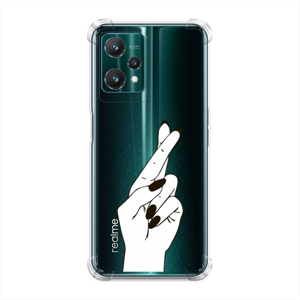 

Чехол Awog на Realme 9 Pro "Пальцы графика", Серый, 258851-1