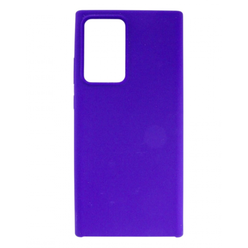 фото Чехол silicone для samsung galaxy note 20 ultra overlay (фиолетовый) ёmart