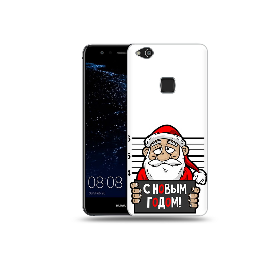 

Чехол MyPads Tocco для Huawei P10 Lite ДМ с новым годом заключенный (PT62135.59.59), Прозрачный, Tocco