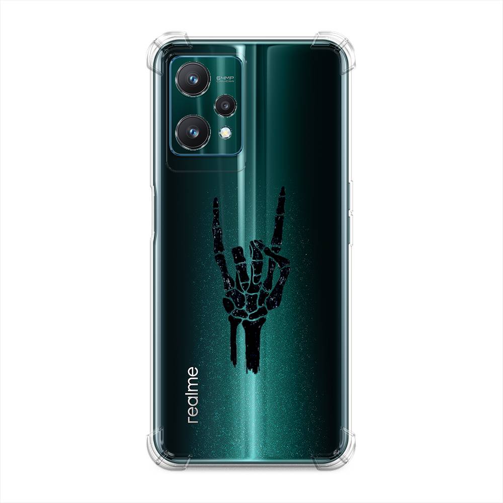 

Чехол Awog на Realme 9 Pro "Rock for a skeleton", Черный;прозрачный, 258851-1