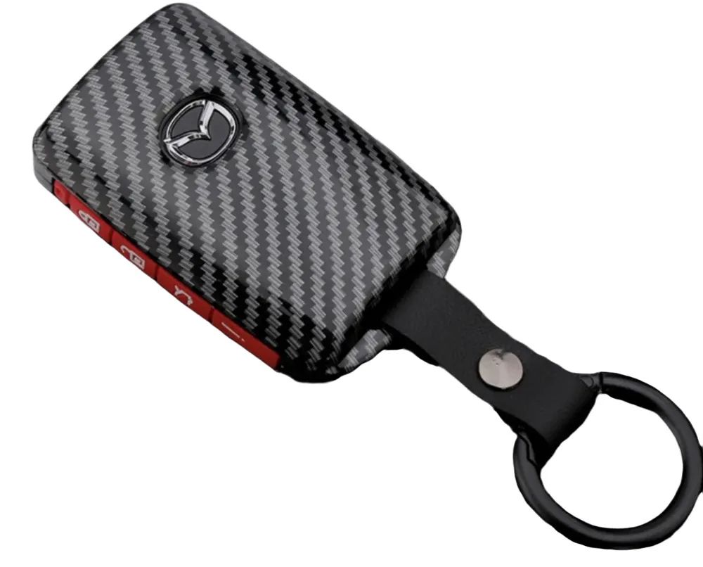 Защитный чехол с брелком для автомобильного смарт ключа Мазда 3 6 CX-30 5 7 9 седан