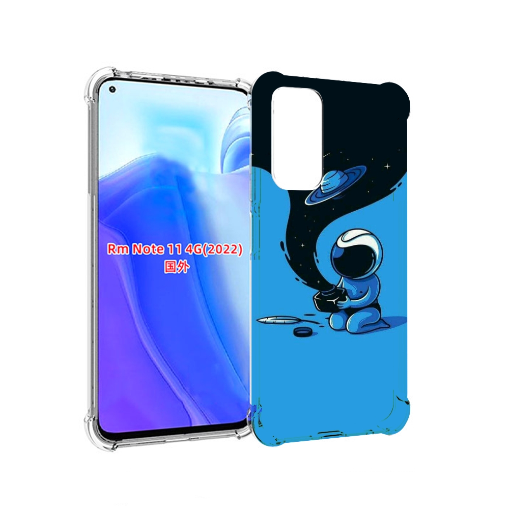 

Чехол MyPads космос из черной краски для Xiaomi Redmi Note 11 4G ( Глобальная версия ), Tocco