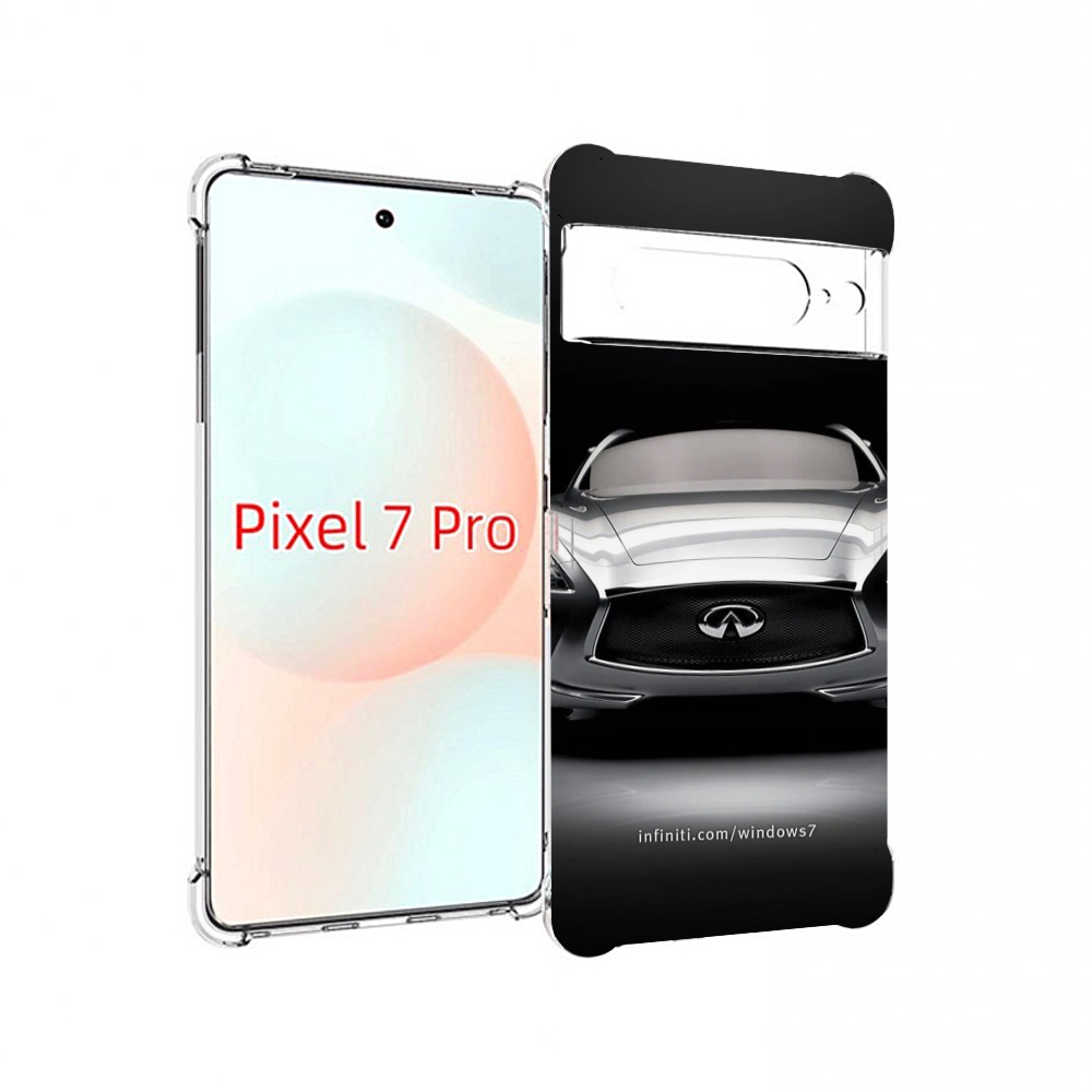 

Чехол Mypads Infiniti 1 Для Google Pixel 7 Pro, Прозрачный, Tocco