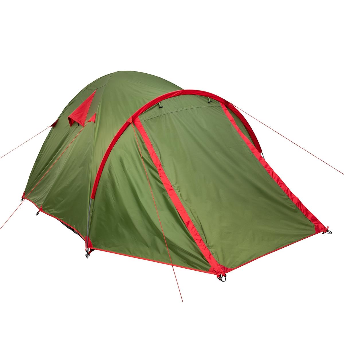 Палатка Campus Scout, кемпинговая, 4 места, зеленый